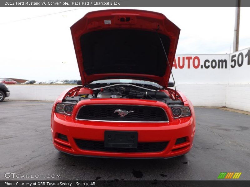 Race Red / Charcoal Black 2013 Ford Mustang V6 Convertible