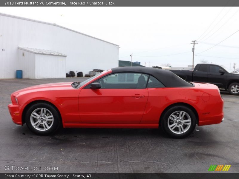 Race Red / Charcoal Black 2013 Ford Mustang V6 Convertible