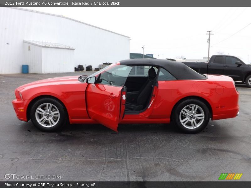Race Red / Charcoal Black 2013 Ford Mustang V6 Convertible