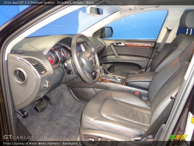 Orca Black Metallic / Black 2010 Audi Q7 3.6 Premium quattro