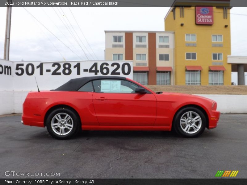 Race Red / Charcoal Black 2013 Ford Mustang V6 Convertible