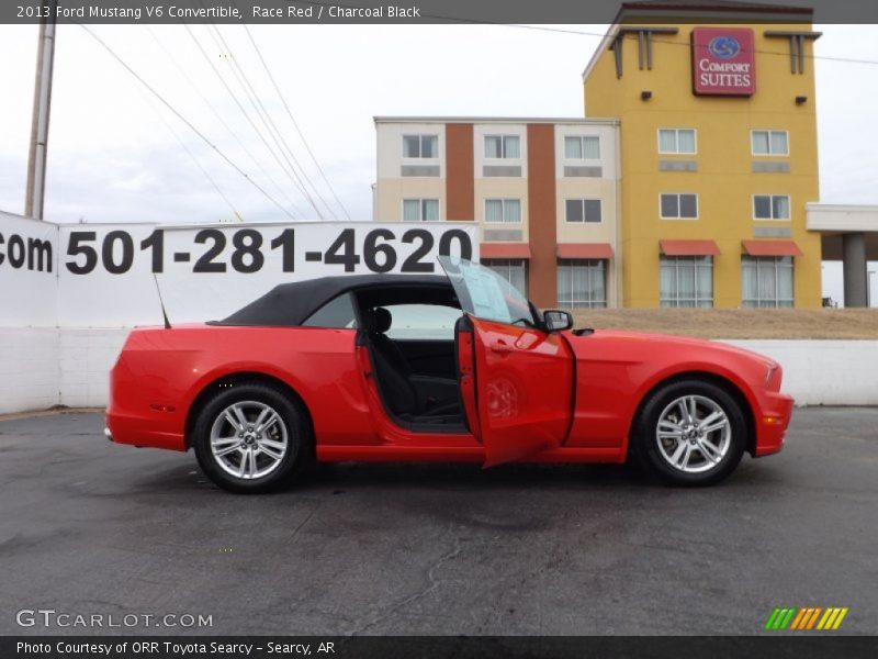 Race Red / Charcoal Black 2013 Ford Mustang V6 Convertible