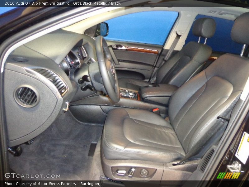 Orca Black Metallic / Black 2010 Audi Q7 3.6 Premium quattro