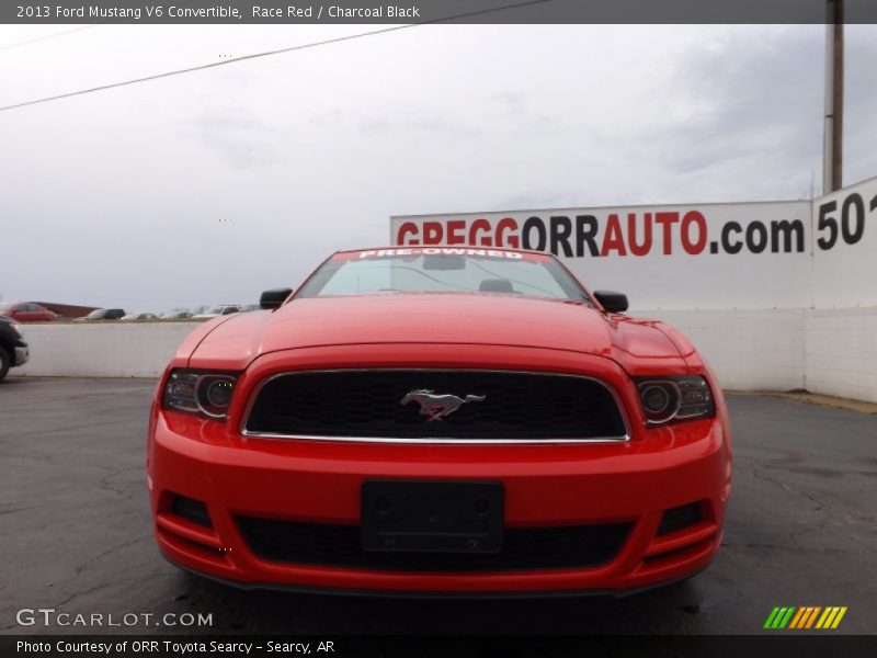 Race Red / Charcoal Black 2013 Ford Mustang V6 Convertible