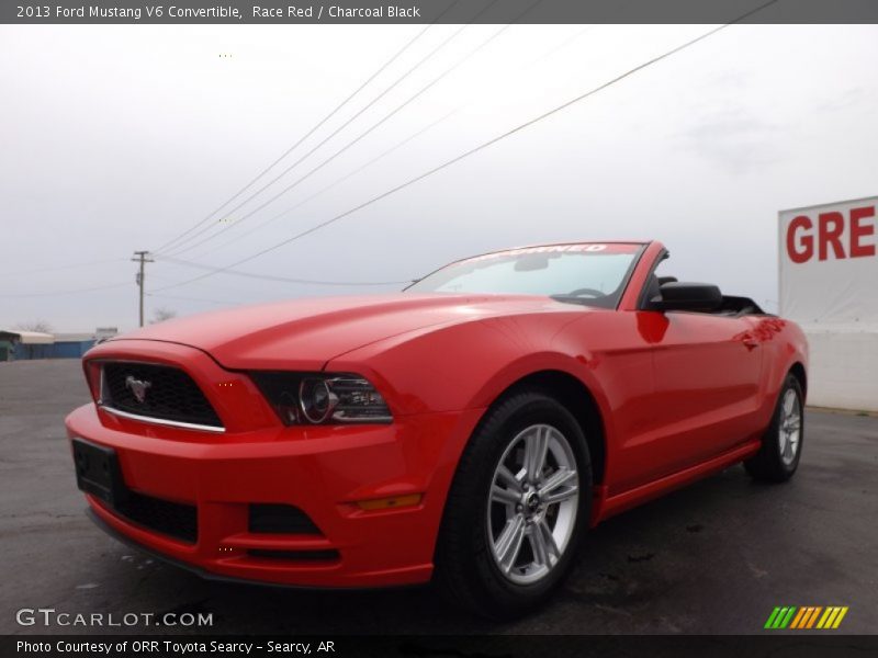 Race Red / Charcoal Black 2013 Ford Mustang V6 Convertible