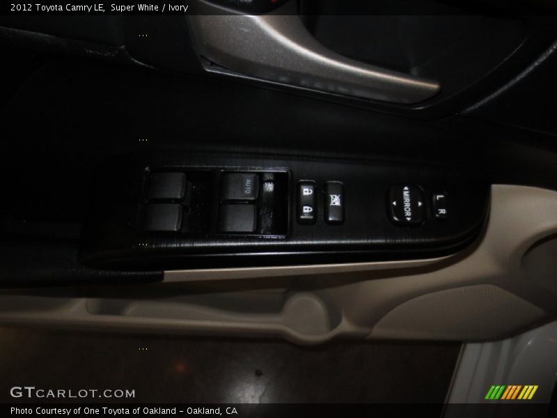 Super White / Ivory 2012 Toyota Camry LE