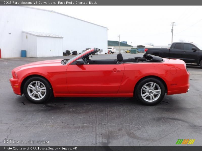Race Red / Charcoal Black 2013 Ford Mustang V6 Convertible