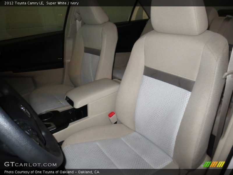 Super White / Ivory 2012 Toyota Camry LE