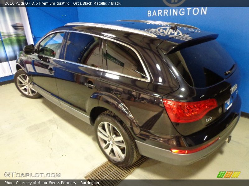 Orca Black Metallic / Black 2010 Audi Q7 3.6 Premium quattro