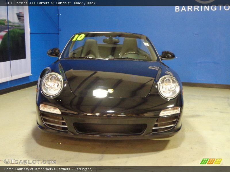 Black / Black 2010 Porsche 911 Carrera 4S Cabriolet