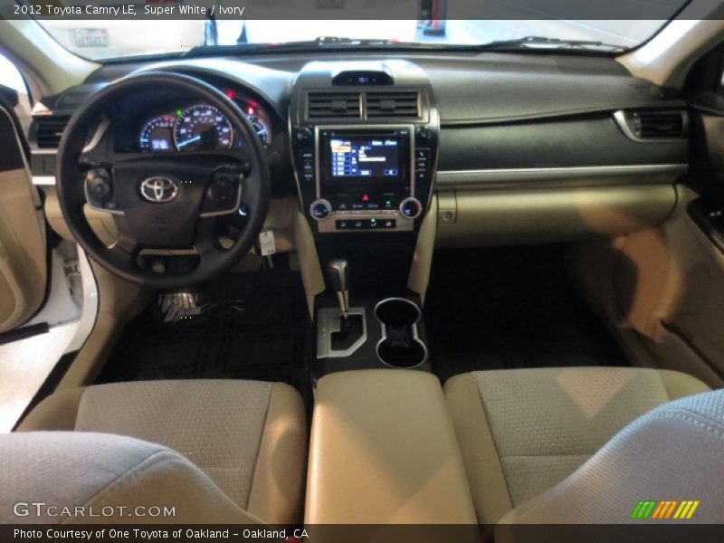 Super White / Ivory 2012 Toyota Camry LE