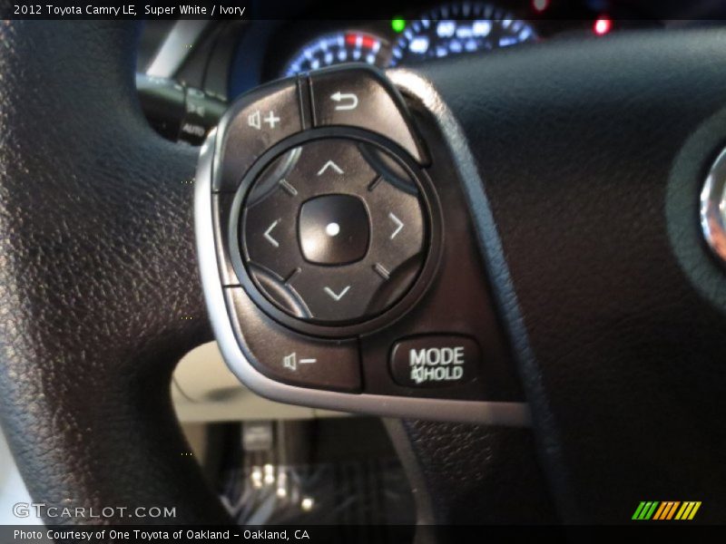 Super White / Ivory 2012 Toyota Camry LE