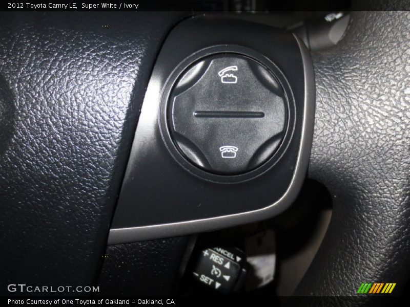 Super White / Ivory 2012 Toyota Camry LE