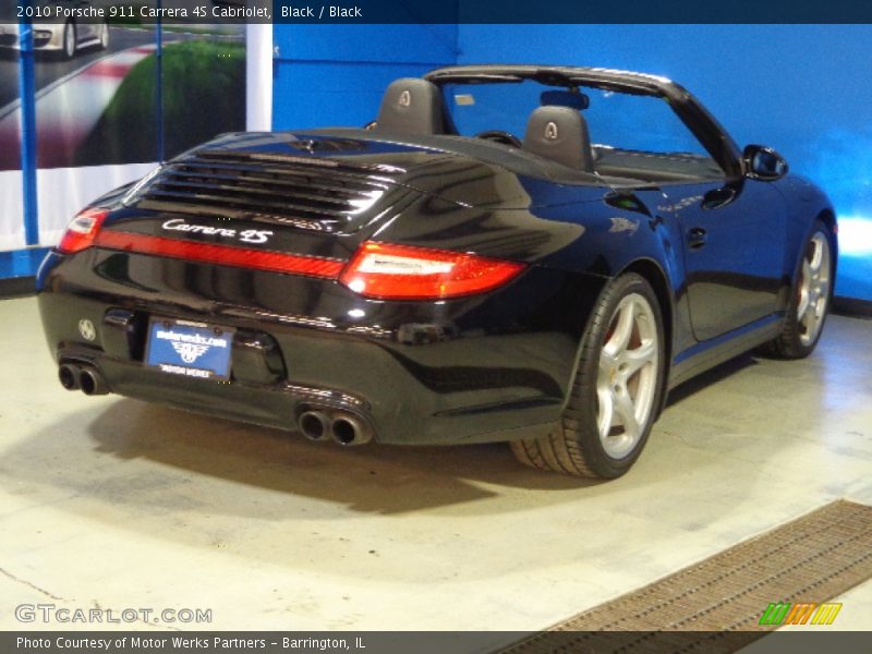 Black / Black 2010 Porsche 911 Carrera 4S Cabriolet