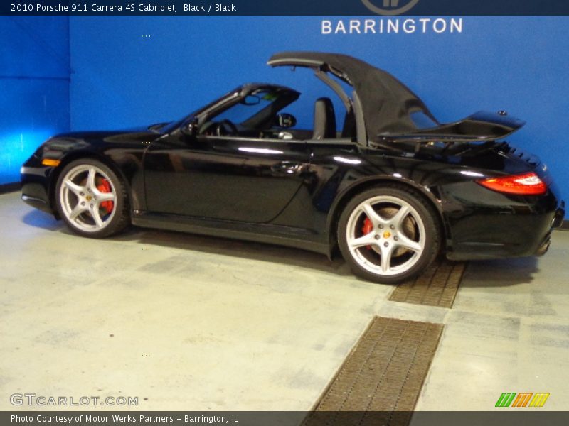 Black / Black 2010 Porsche 911 Carrera 4S Cabriolet