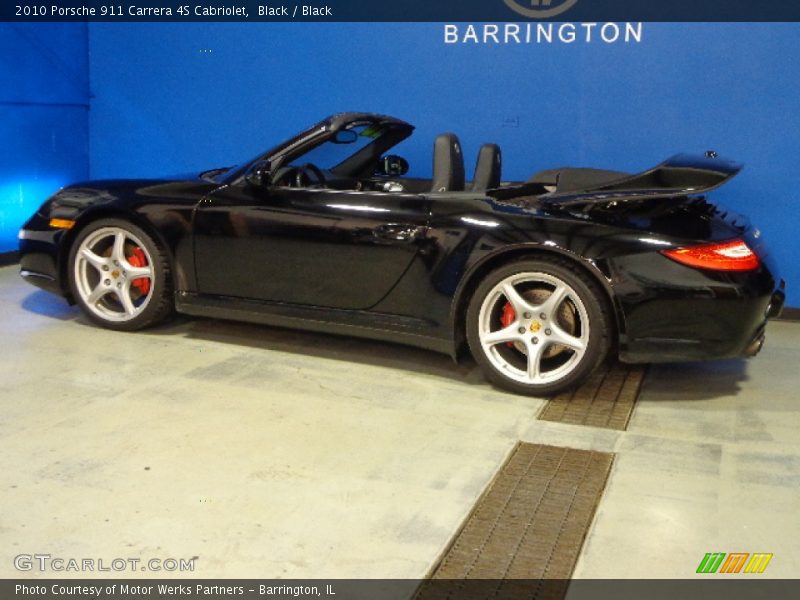 Black / Black 2010 Porsche 911 Carrera 4S Cabriolet