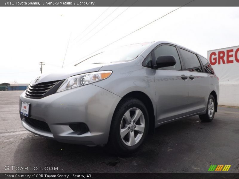 Silver Sky Metallic / Light Gray 2011 Toyota Sienna