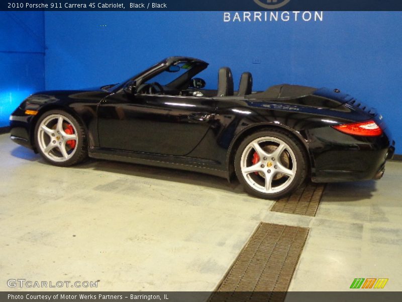 Black / Black 2010 Porsche 911 Carrera 4S Cabriolet