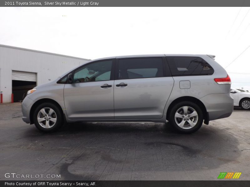 Silver Sky Metallic / Light Gray 2011 Toyota Sienna