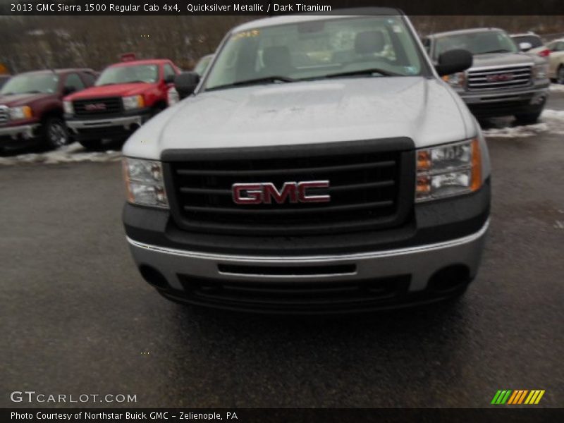 Quicksilver Metallic / Dark Titanium 2013 GMC Sierra 1500 Regular Cab 4x4
