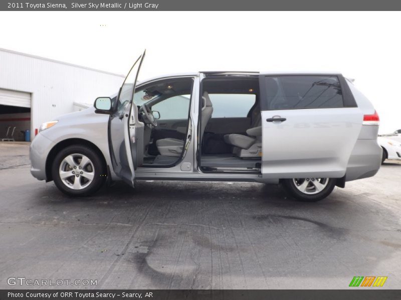 Silver Sky Metallic / Light Gray 2011 Toyota Sienna