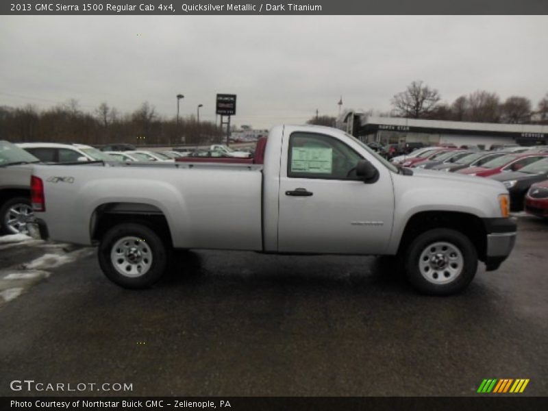 Quicksilver Metallic / Dark Titanium 2013 GMC Sierra 1500 Regular Cab 4x4