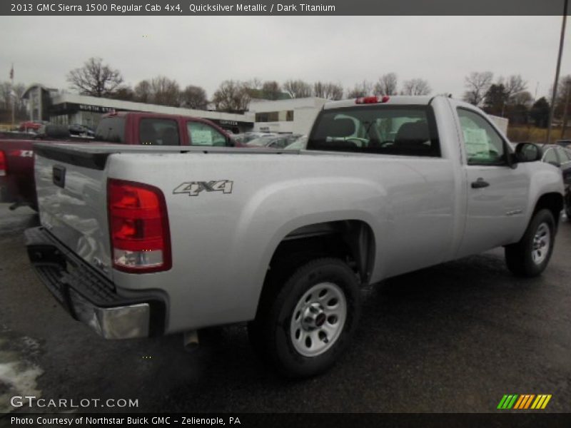 Quicksilver Metallic / Dark Titanium 2013 GMC Sierra 1500 Regular Cab 4x4