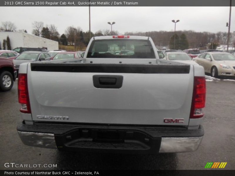 Quicksilver Metallic / Dark Titanium 2013 GMC Sierra 1500 Regular Cab 4x4