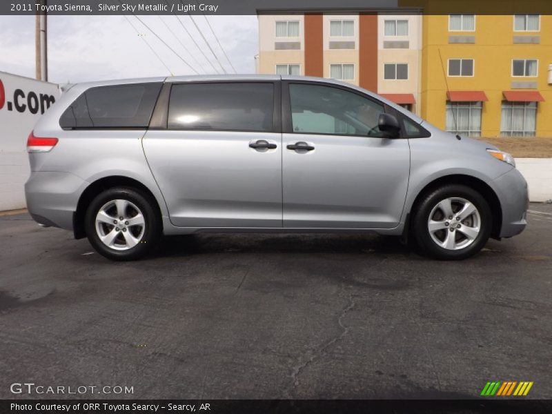 Silver Sky Metallic / Light Gray 2011 Toyota Sienna