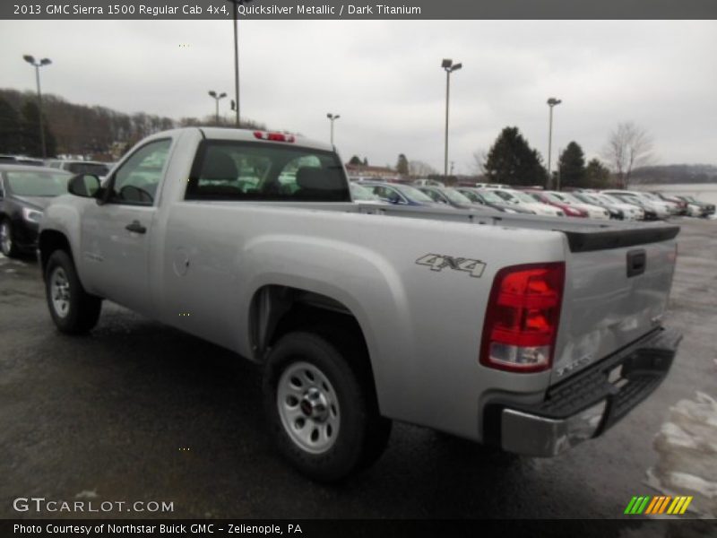 Quicksilver Metallic / Dark Titanium 2013 GMC Sierra 1500 Regular Cab 4x4