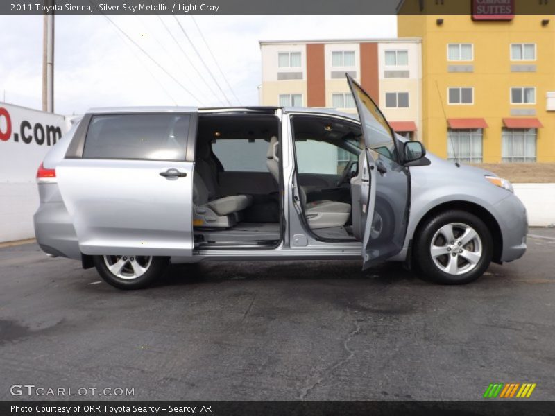 Silver Sky Metallic / Light Gray 2011 Toyota Sienna
