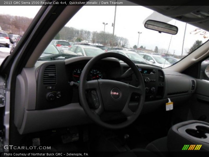Quicksilver Metallic / Dark Titanium 2013 GMC Sierra 1500 Regular Cab 4x4