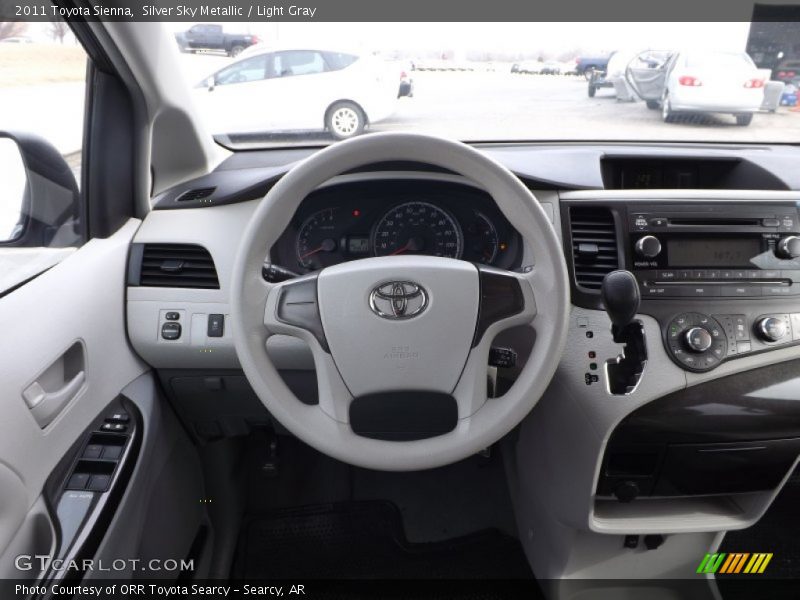 Silver Sky Metallic / Light Gray 2011 Toyota Sienna