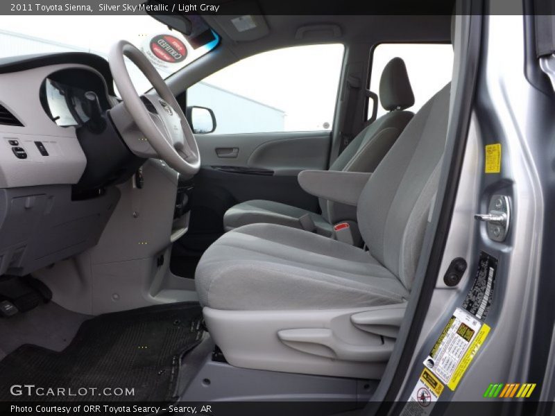 Silver Sky Metallic / Light Gray 2011 Toyota Sienna