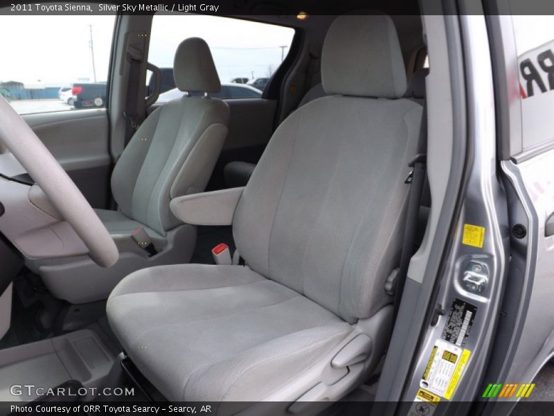 Silver Sky Metallic / Light Gray 2011 Toyota Sienna
