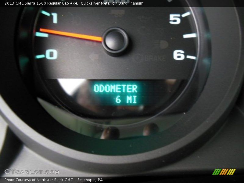 Quicksilver Metallic / Dark Titanium 2013 GMC Sierra 1500 Regular Cab 4x4