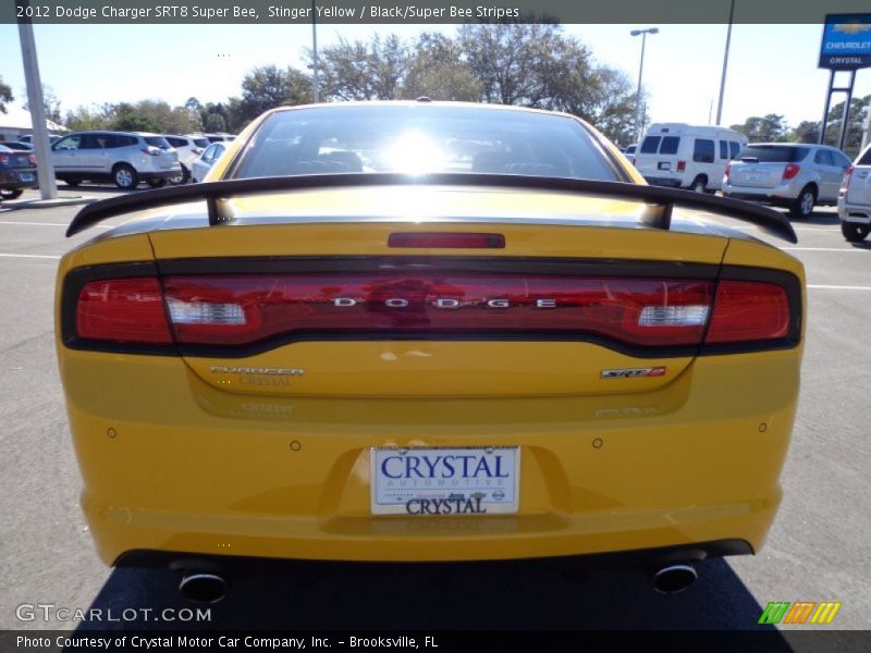 Stinger Yellow / Black/Super Bee Stripes 2012 Dodge Charger SRT8 Super Bee