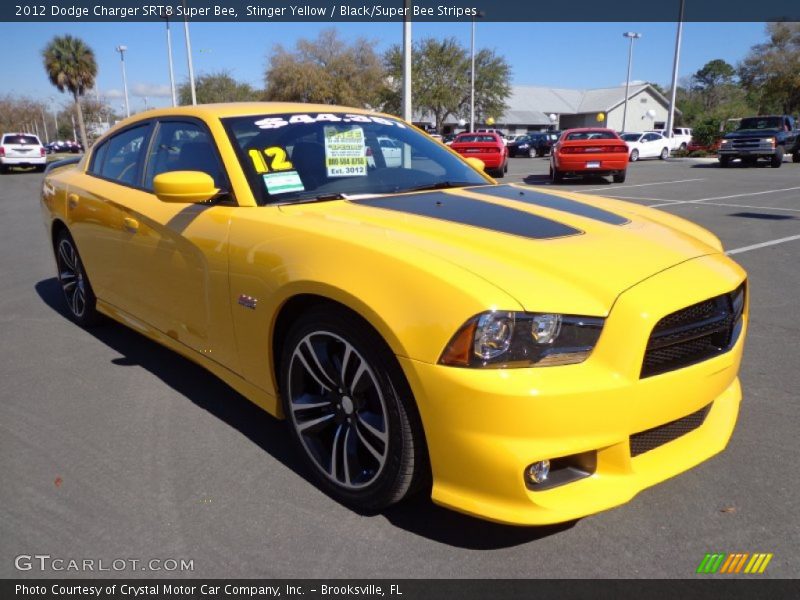 Stinger Yellow / Black/Super Bee Stripes 2012 Dodge Charger SRT8 Super Bee