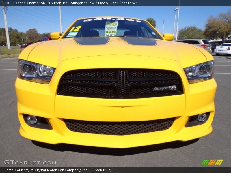 Stinger Yellow / Black/Super Bee Stripes 2012 Dodge Charger SRT8 Super Bee