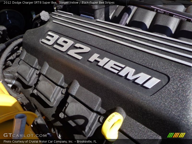 Stinger Yellow / Black/Super Bee Stripes 2012 Dodge Charger SRT8 Super Bee