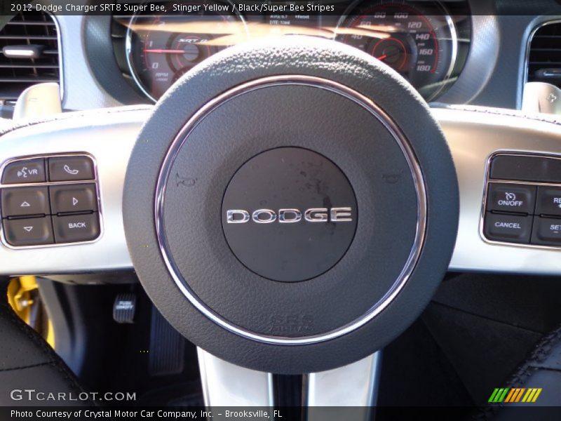 Stinger Yellow / Black/Super Bee Stripes 2012 Dodge Charger SRT8 Super Bee