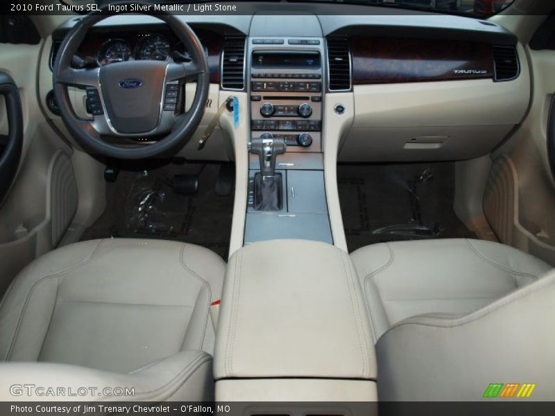 Ingot Silver Metallic / Light Stone 2010 Ford Taurus SEL