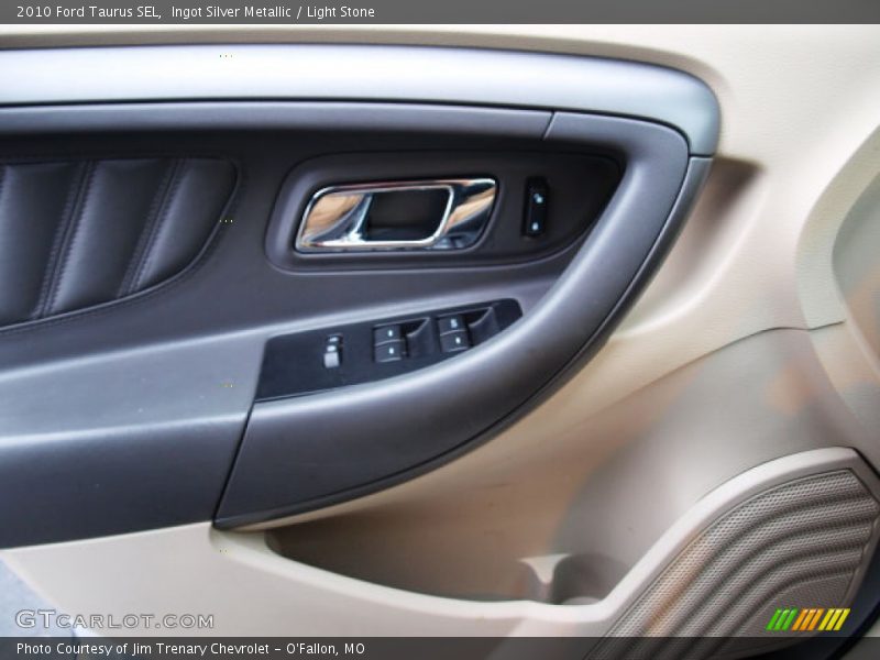 Ingot Silver Metallic / Light Stone 2010 Ford Taurus SEL