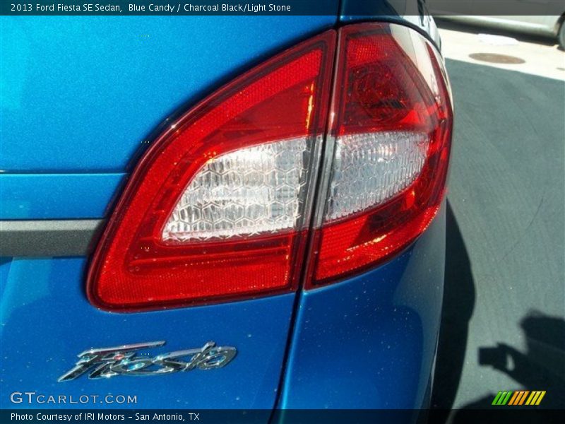 Blue Candy / Charcoal Black/Light Stone 2013 Ford Fiesta SE Sedan