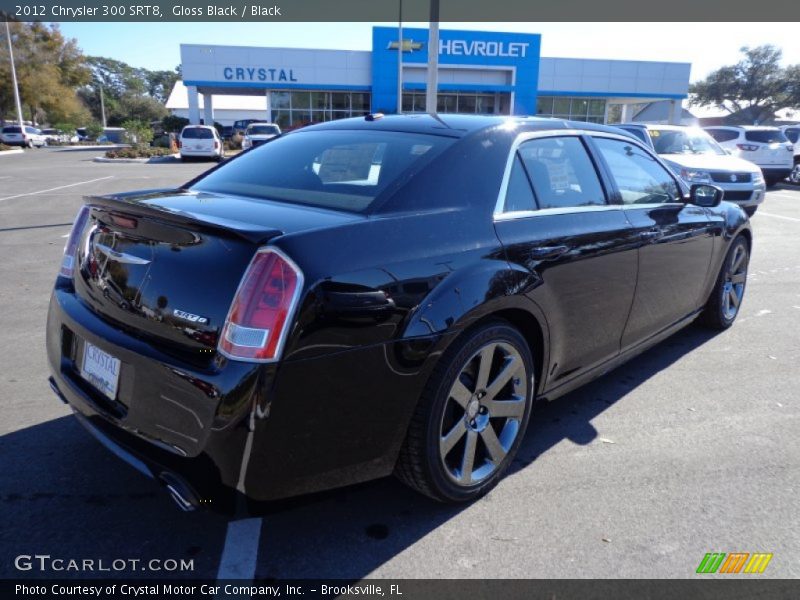Gloss Black / Black 2012 Chrysler 300 SRT8