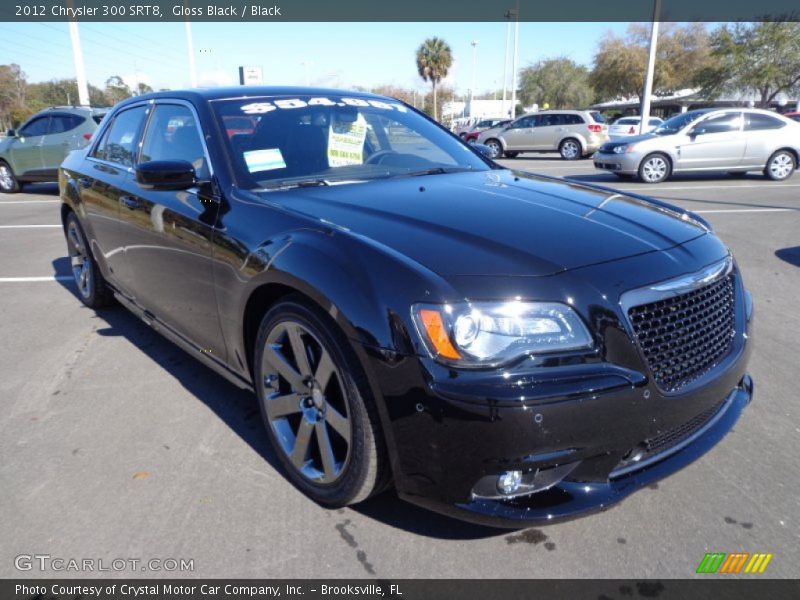 Gloss Black / Black 2012 Chrysler 300 SRT8