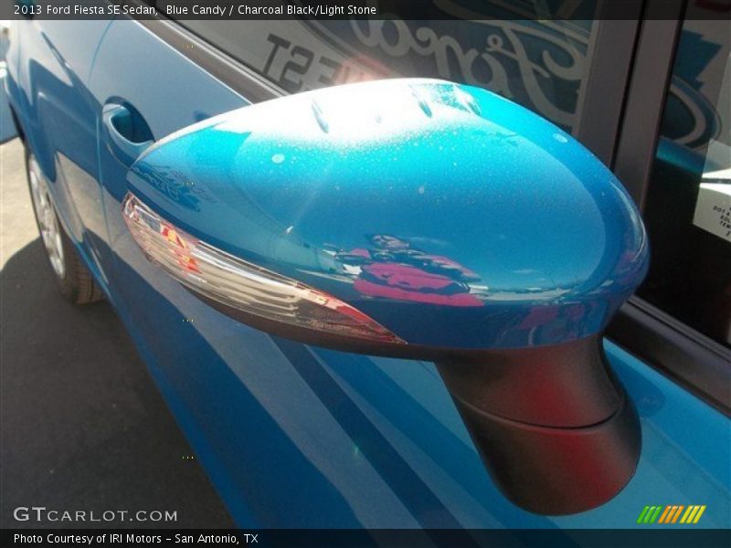 Blue Candy / Charcoal Black/Light Stone 2013 Ford Fiesta SE Sedan