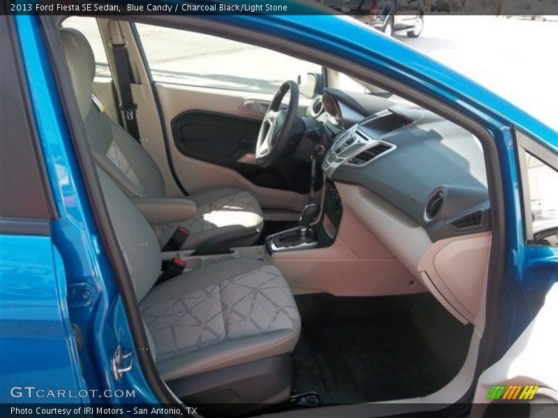 Blue Candy / Charcoal Black/Light Stone 2013 Ford Fiesta SE Sedan
