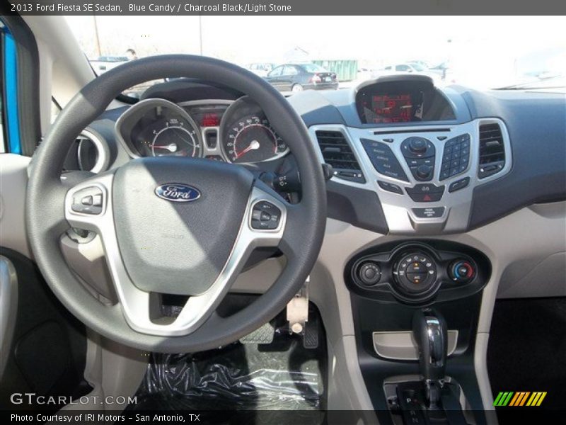 Blue Candy / Charcoal Black/Light Stone 2013 Ford Fiesta SE Sedan