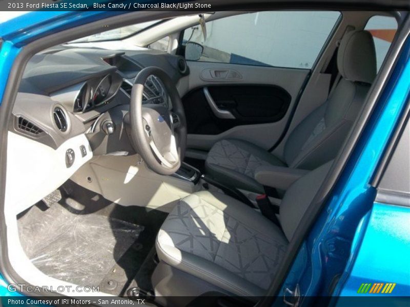 Blue Candy / Charcoal Black/Light Stone 2013 Ford Fiesta SE Sedan